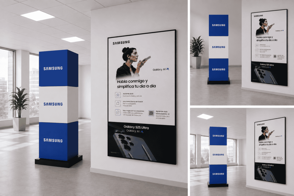 Propuesta de activación de ventas por la agencia Bloom® para Samsung